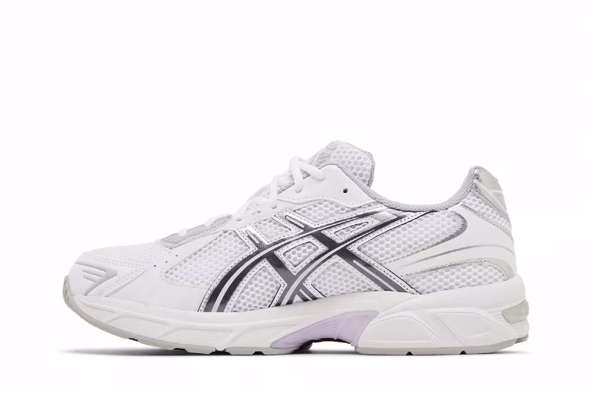 ASICS Women's Gel 1130 White Carrier Grey Lilac, view 4