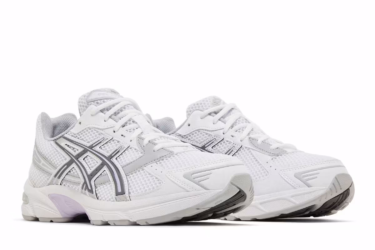 ASICS Women's Gel 1130 White Carrier Grey Lilac, view 9