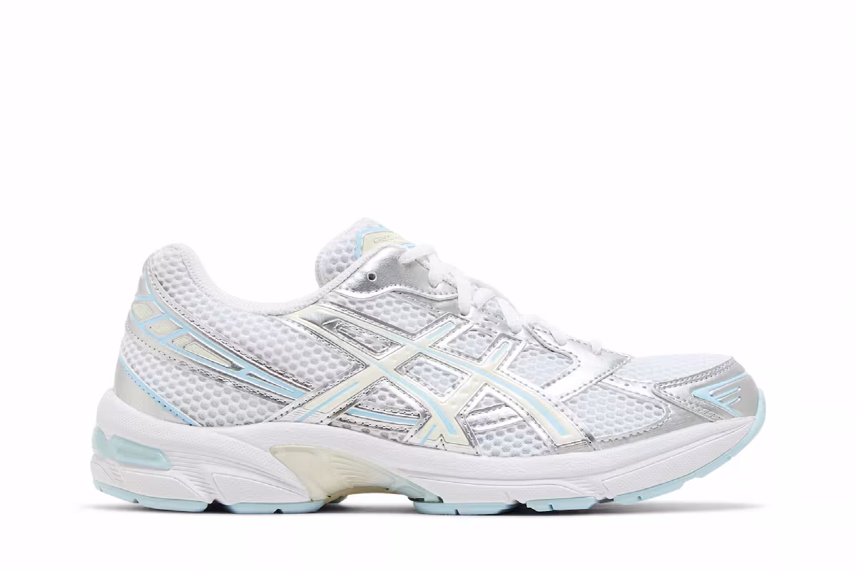 ASICS Women's Gel 1130 Silver Ivory Blue, view 2