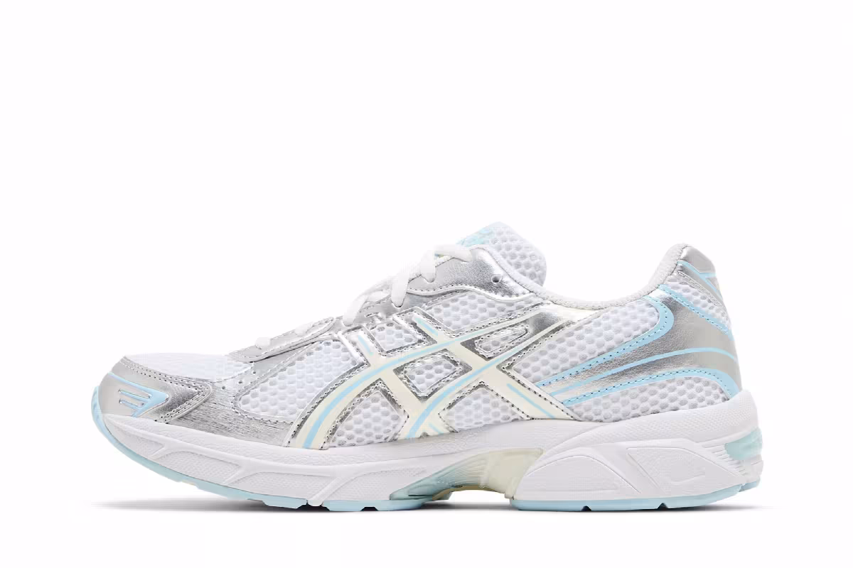 ASICS Women's Gel 1130 Silver Ivory Blue, view 4
