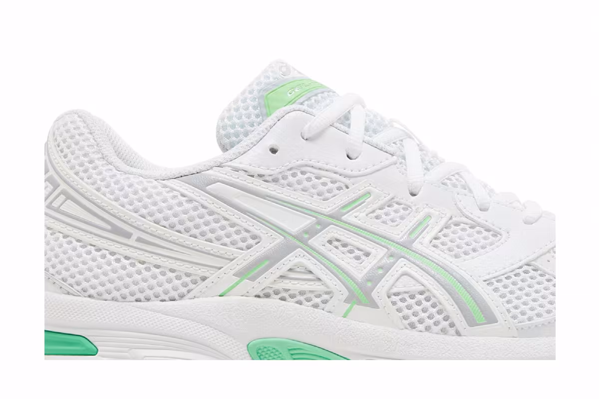 ASICS Gel 1130 GS White Piedmont Grey Green, view 3