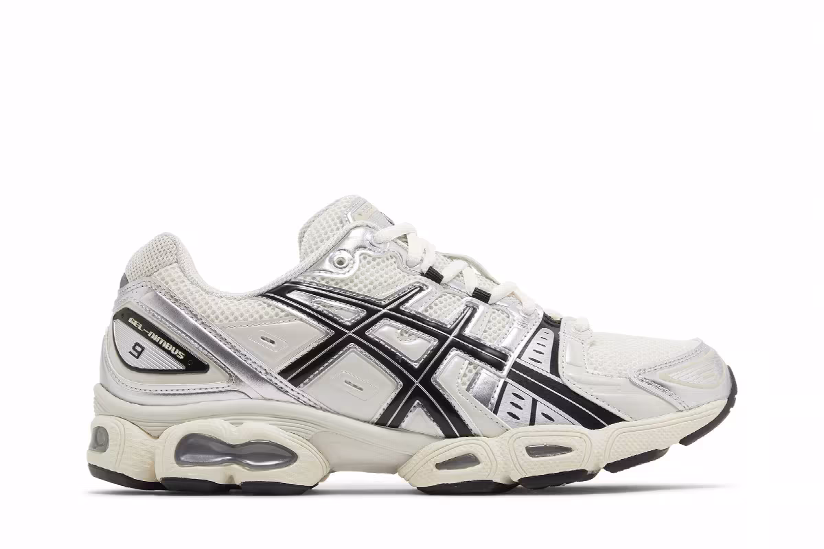 ASICS Gel Nimbus 9 Cream Black, view 2