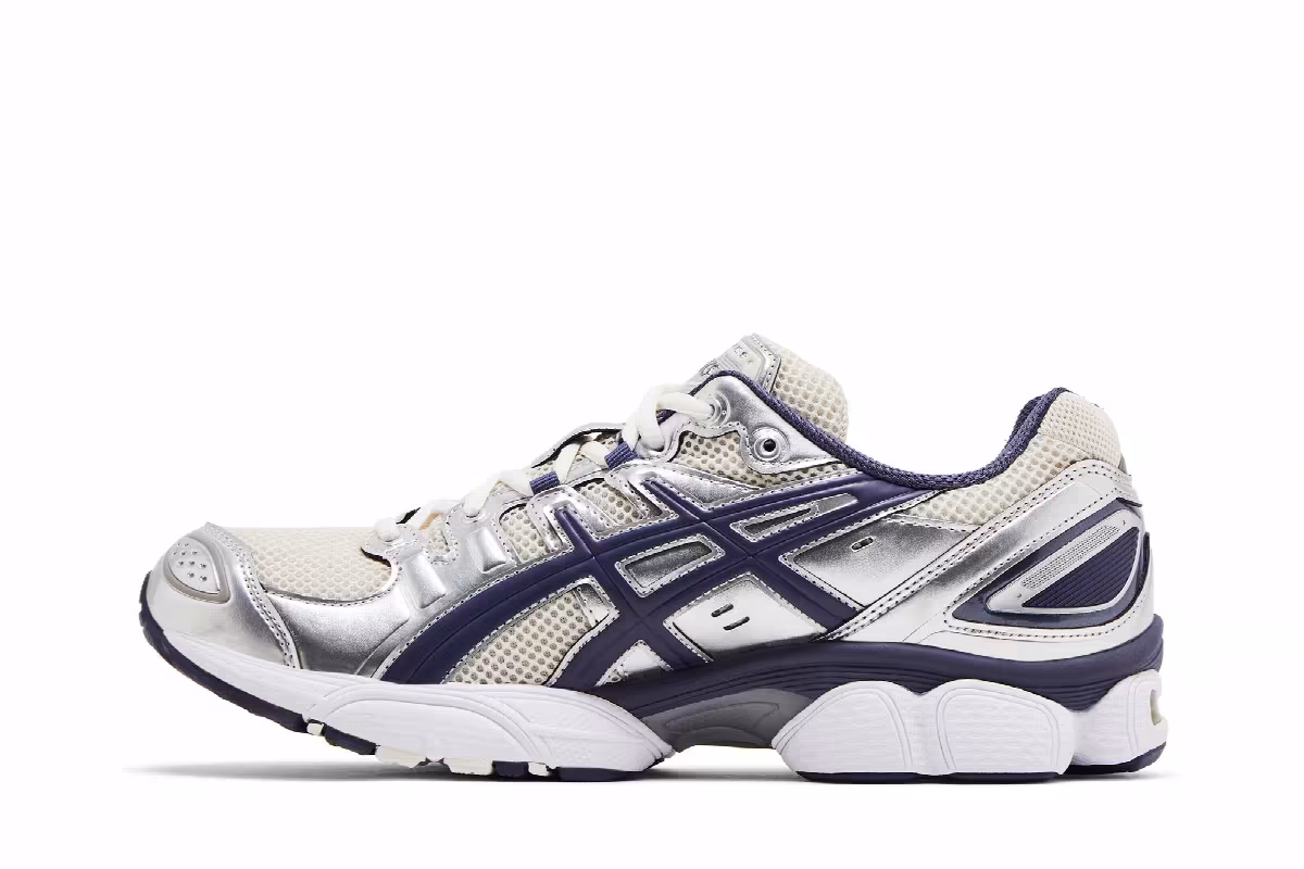 ASICS Gel Nimbus 9 Oatmeal Indigo Fog, view 4