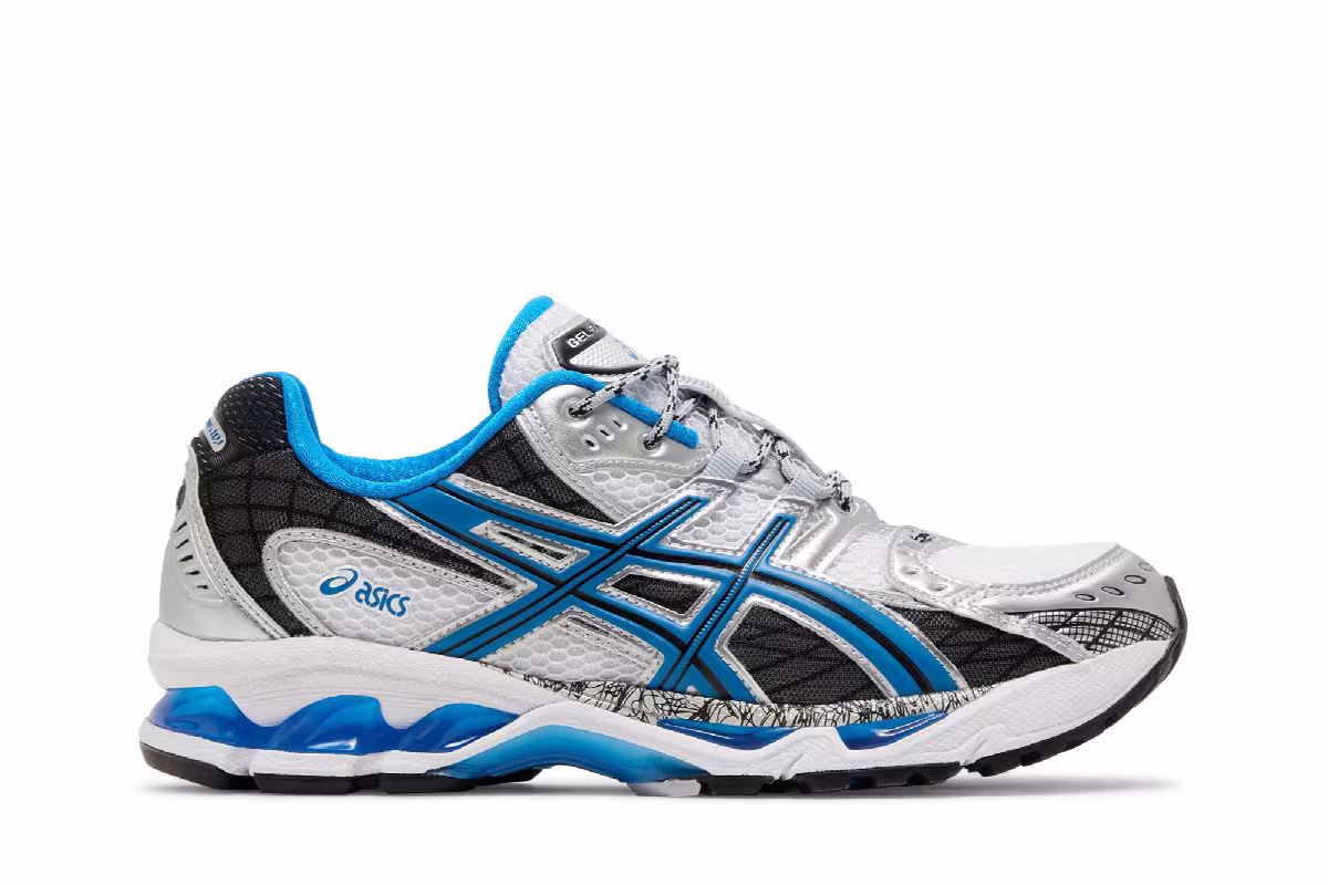ASICS Gel Nimbus 10.1 White Directoire Blue, view 2