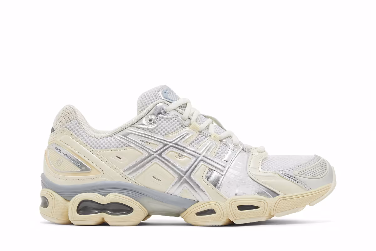 ASICS Gel Nimbus 9 White Pure Silver, view 2