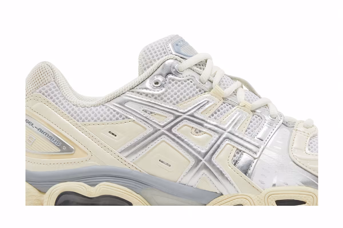 ASICS Gel Nimbus 9 White Pure Silver, view 3