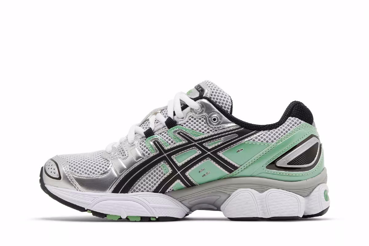 ASICS Women's Gel Nimbus 9 White Bamboo, view 4