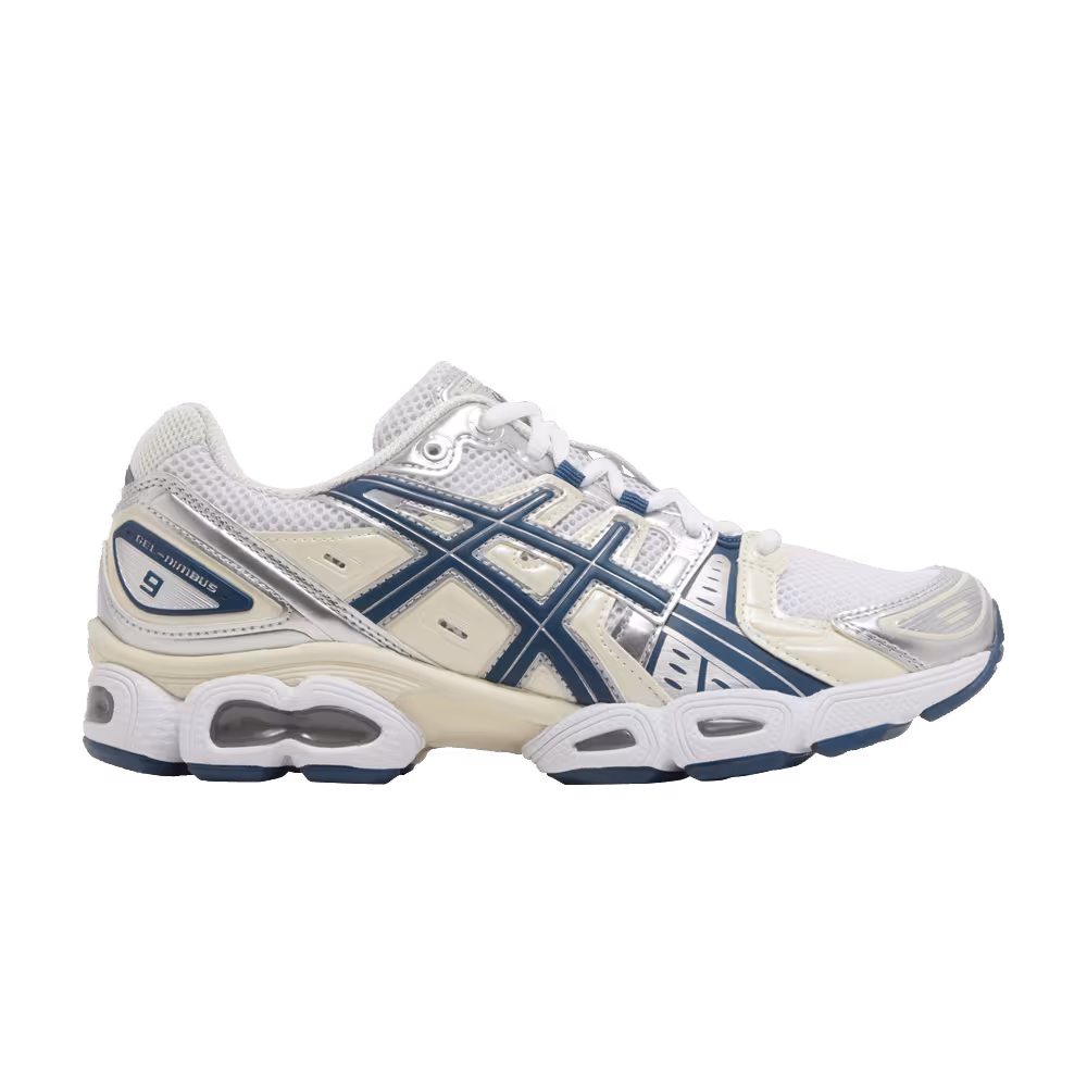 ASICS Women's Gel Nimbus 9 White Light Indigo