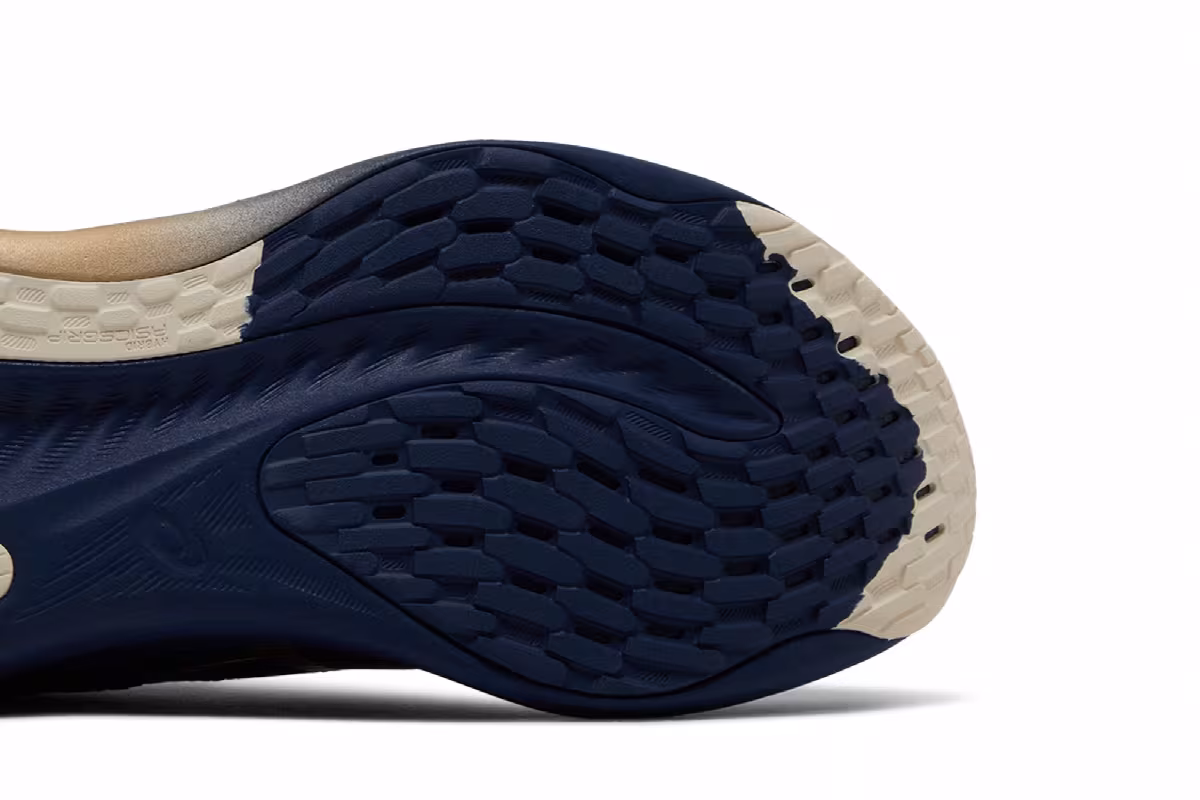 ASICS Gel Nimbus 26 Platinum Blue Expanse Champagne, view 6