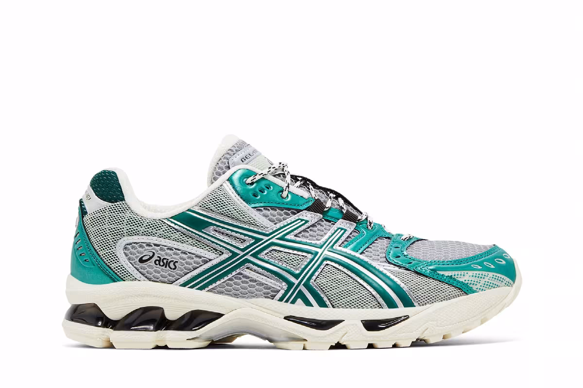 ASICS Gel Nimbus 10.1 Silver Green Metallic, view 2