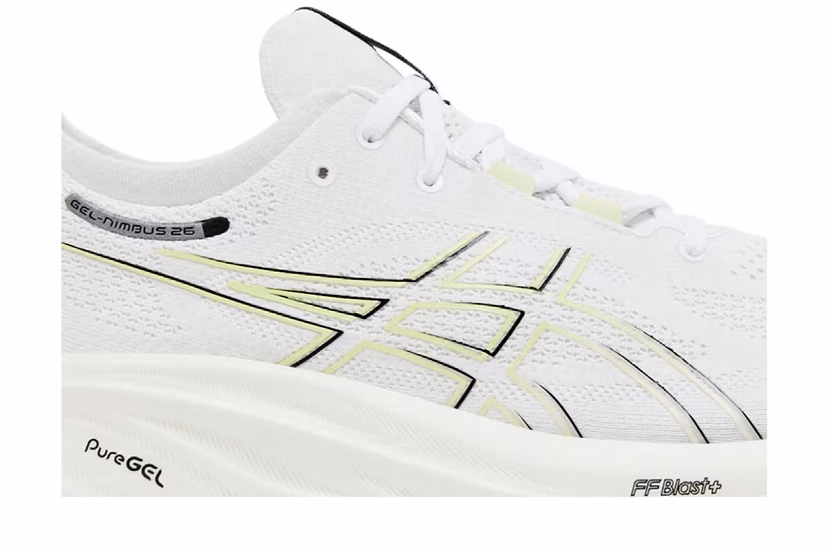 ASICS Gel Nimbus 26 White Birch, view 3