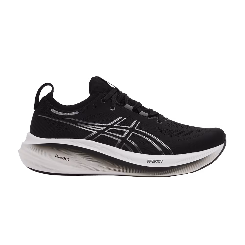 ASICS Gel Nimbus 26 4E Wide Black Graphite Grey