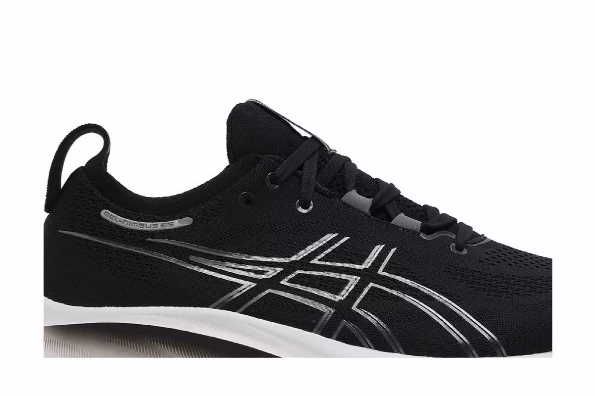 ASICS Gel Nimbus 26 4E Wide Black Graphite Grey, view 3