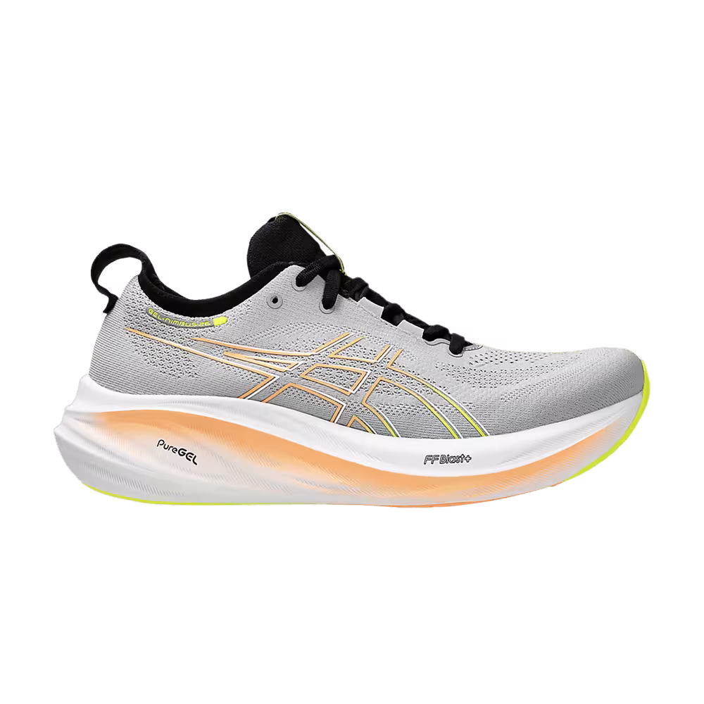 ASICS Gel Nimbus 26 Piedmont Grey Safety Yellow