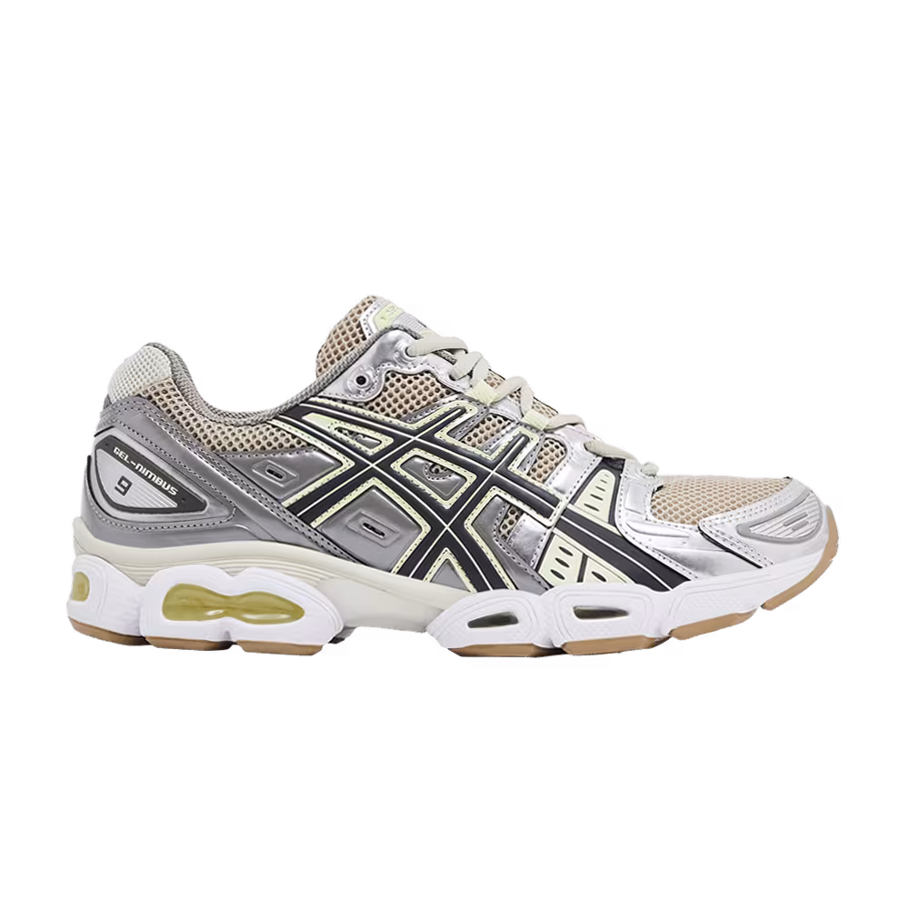 ASICS Women's Gel Nimbus 9 Feather Grey Green