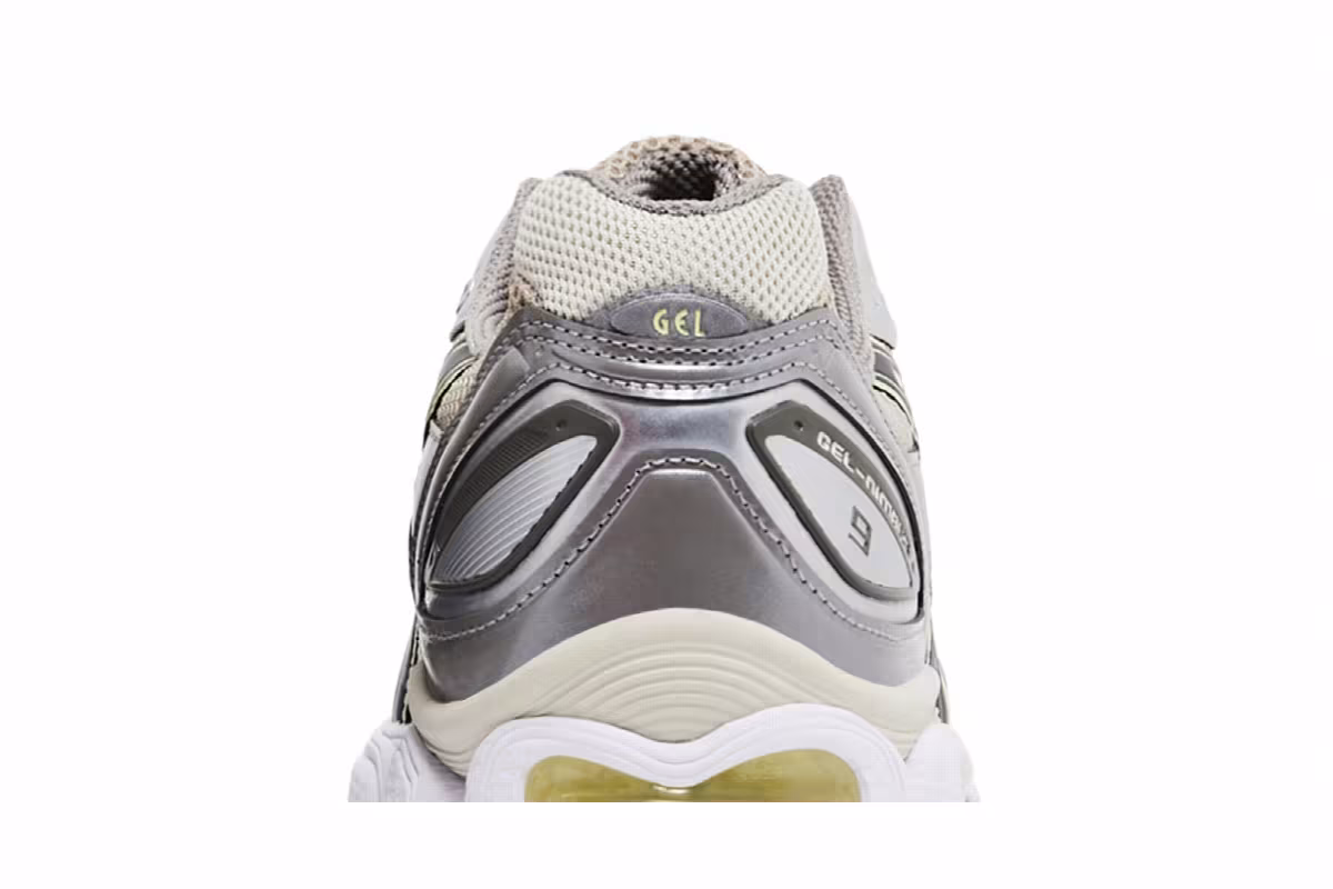 ASICS Women's Gel Nimbus 9 Feather Grey Green, view 8