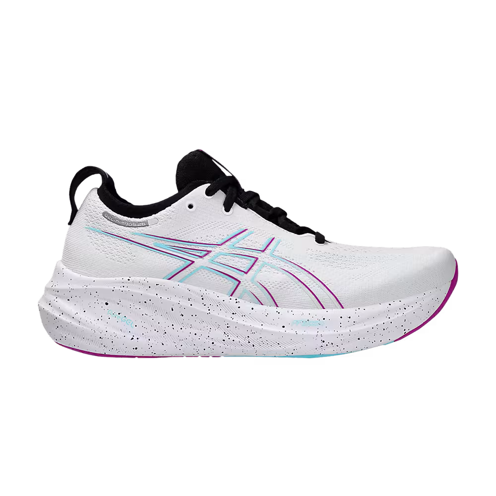 ASICS Women's Gel Nimbus 26 White Soothing Sea