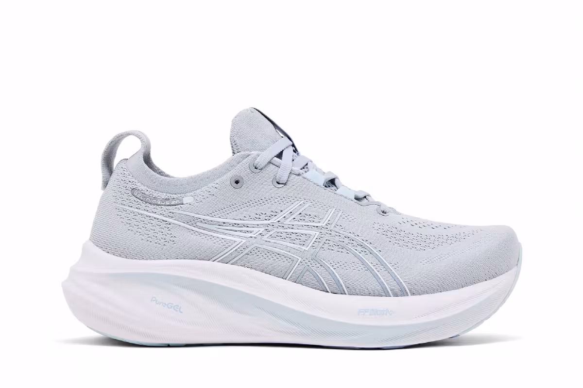 ASICS Women's Gel Nimbus 26 Wide Piedmont Grey, view 2