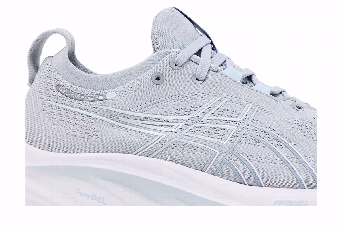 ASICS Women's Gel Nimbus 26 Wide Piedmont Grey, view 3