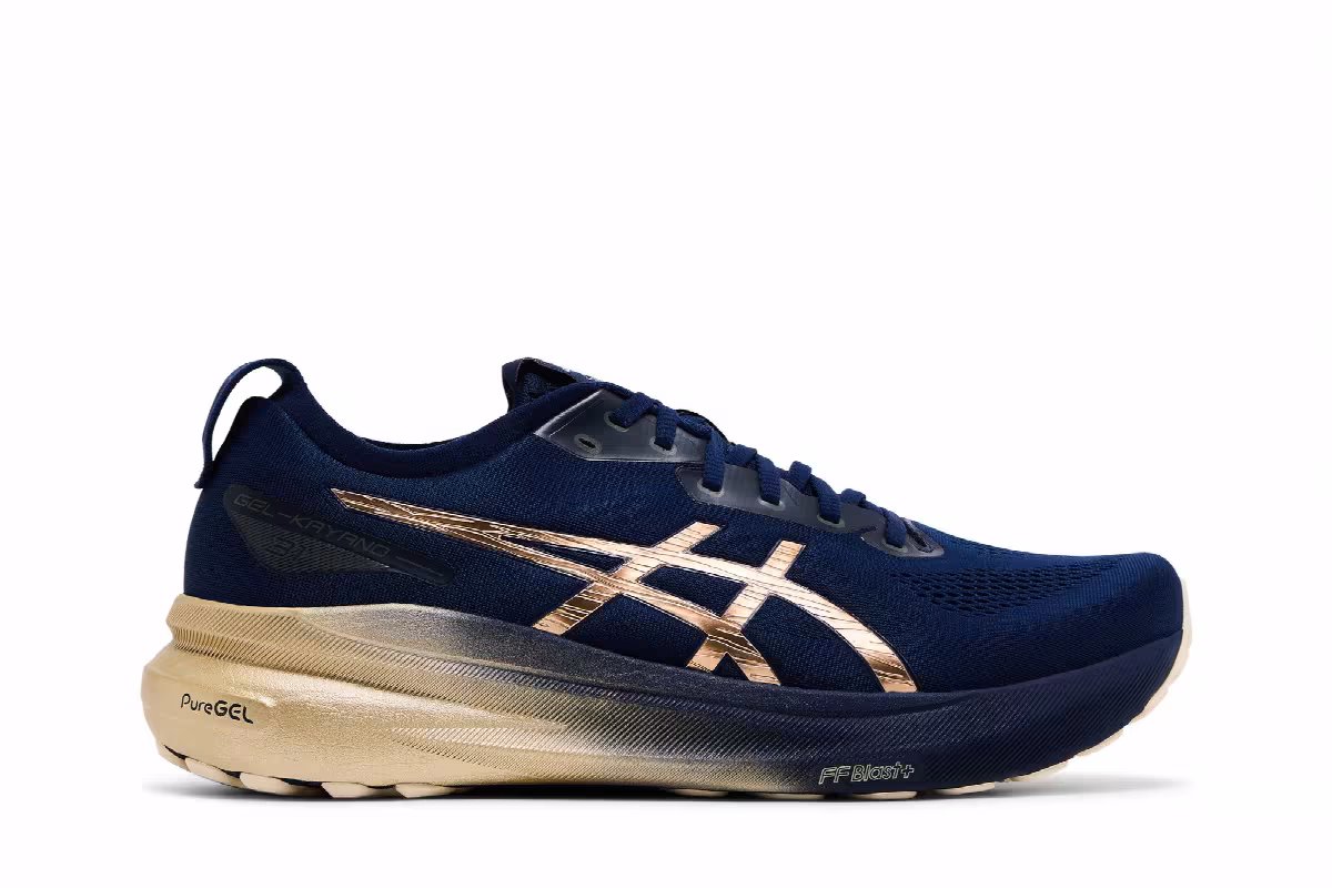 ASICS Gel Kayano 31 Platinum Blue Expanse Champagne, view 2