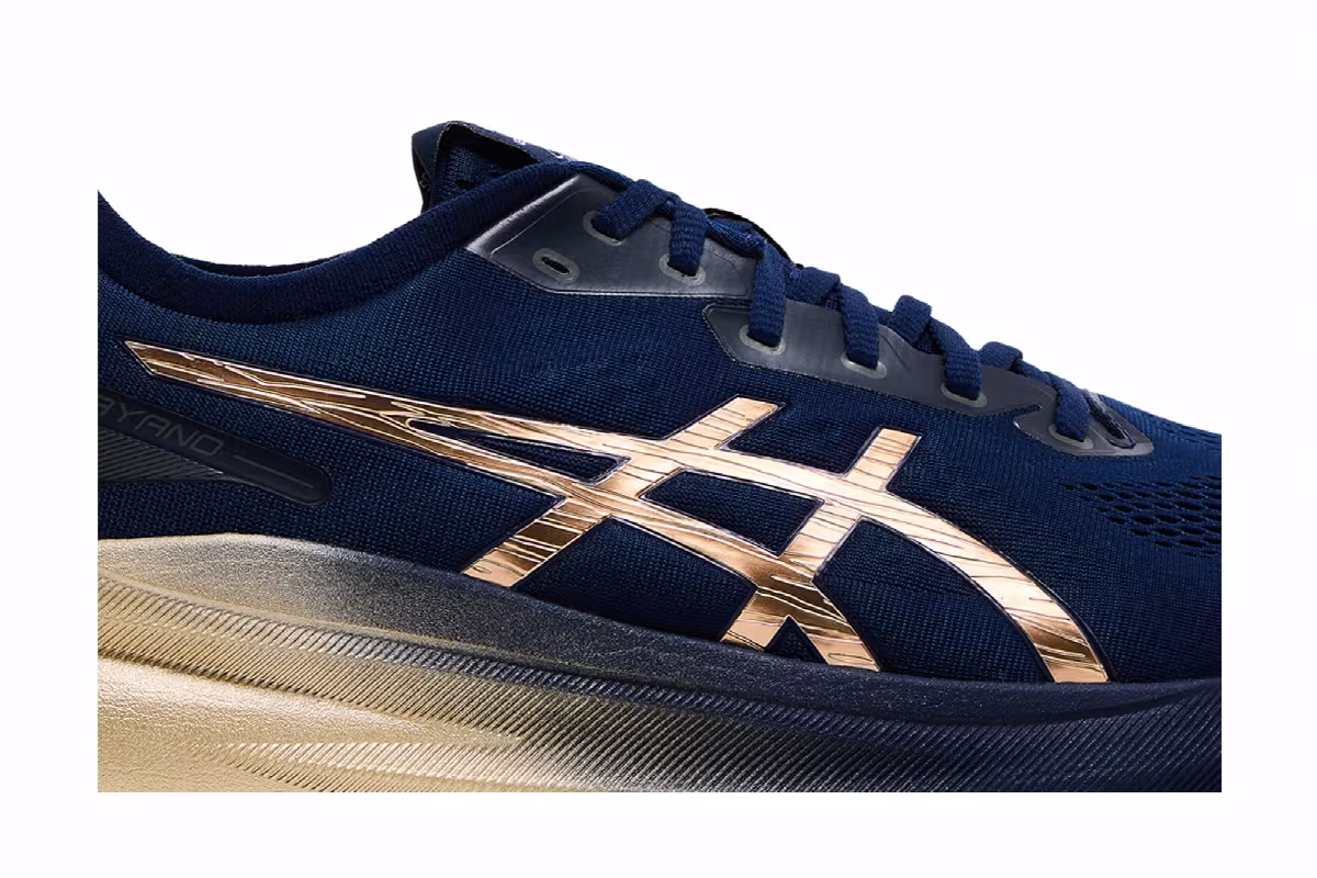 ASICS Gel Kayano 31 Platinum Blue Expanse Champagne, view 3