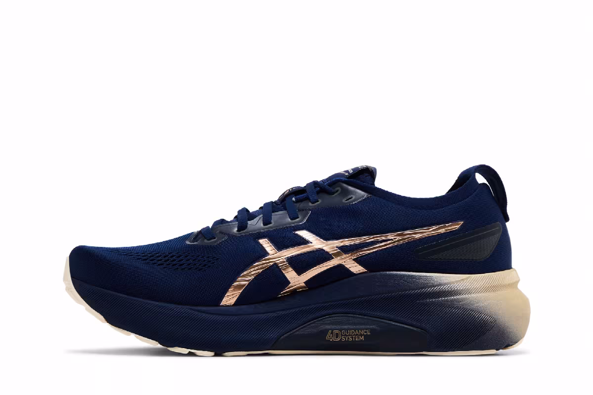 ASICS Gel Kayano 31 Platinum Blue Expanse Champagne, view 4