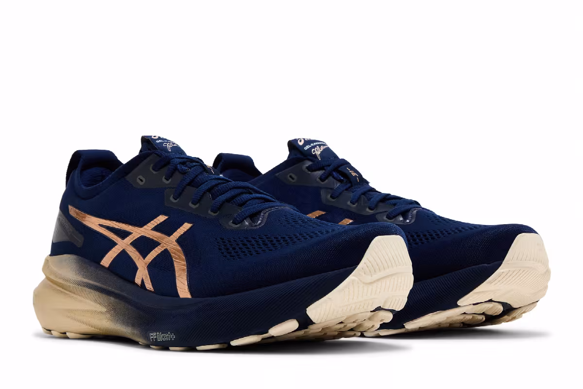 ASICS Gel Kayano 31 Platinum Blue Expanse Champagne, view 9