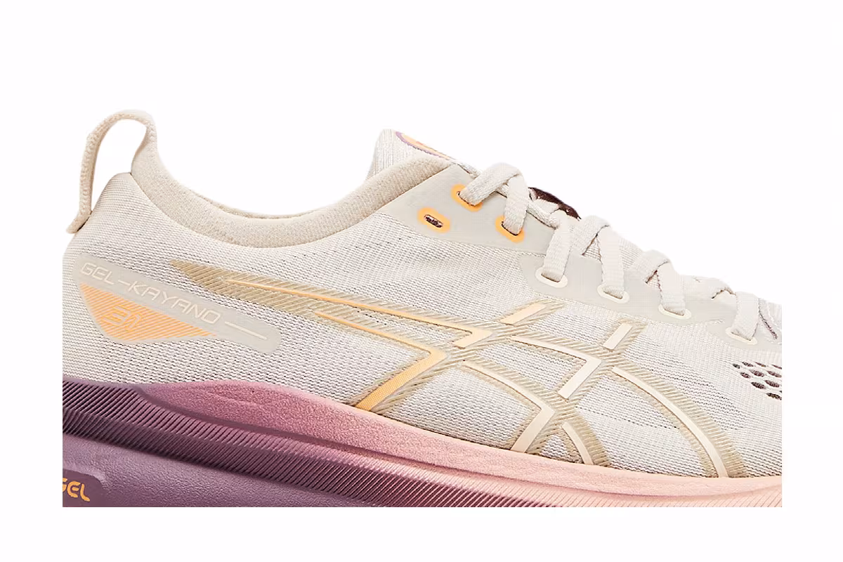 ASICS Women's Gel Kayano 31 Oatmeal Pearl Pink, view 3