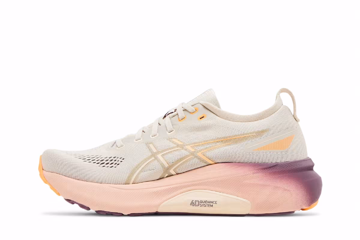 ASICS Women's Gel Kayano 31 Oatmeal Pearl Pink, view 4
