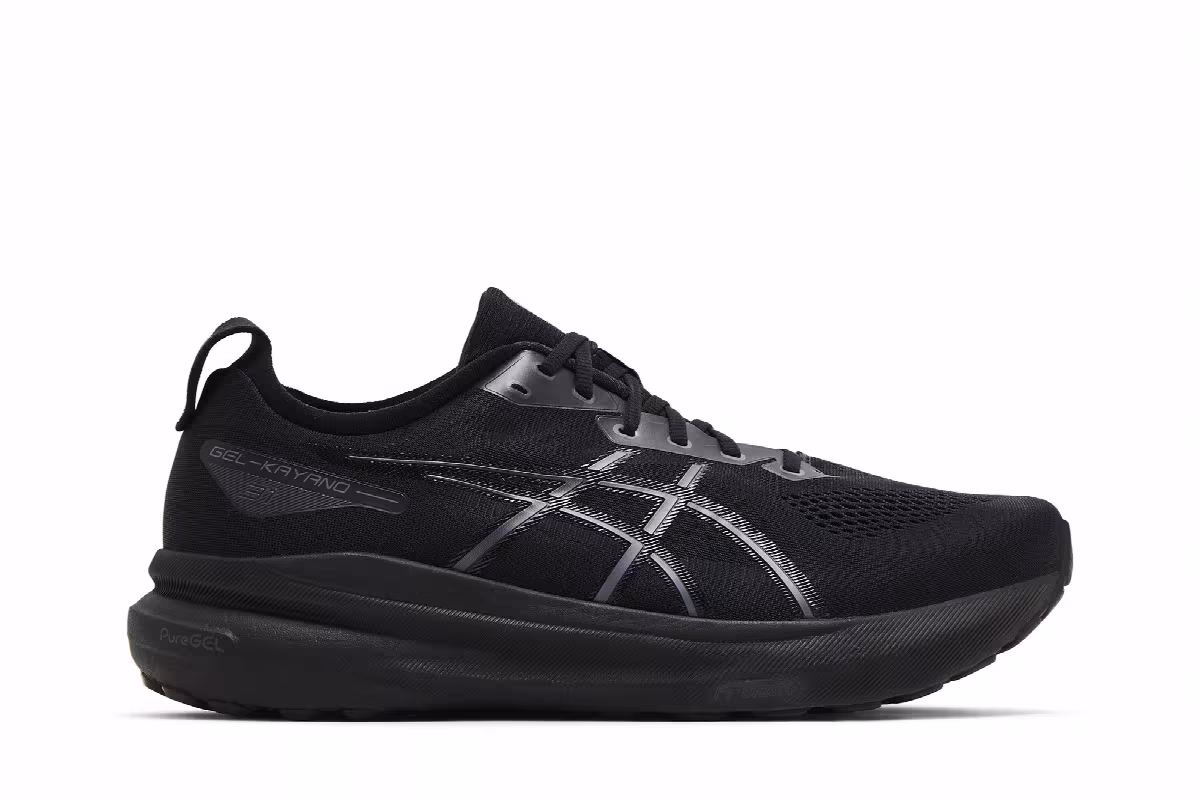 ASICS Gel Kayano 31 Extra Wide Triple Black, view 2