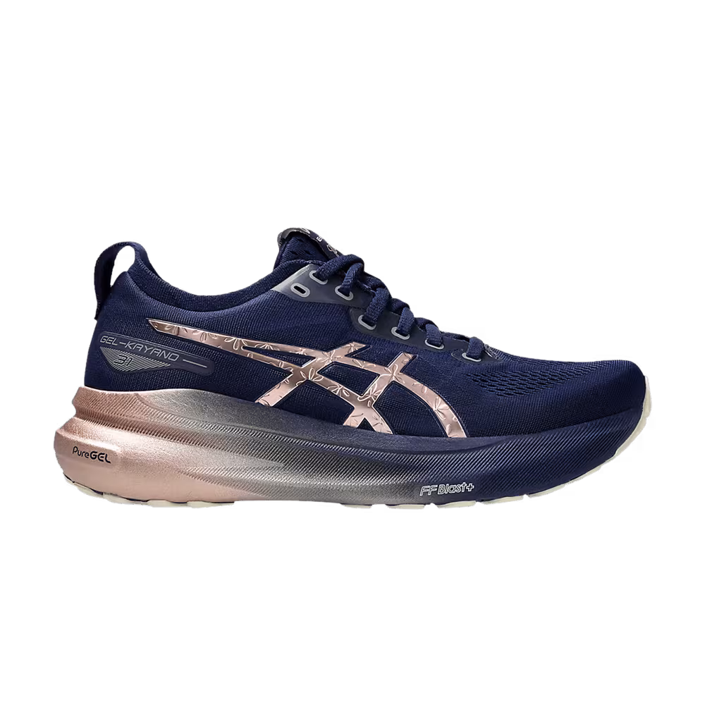 ASICS Women's Gel Kayano 31 Platinum Blue Expanse Rose Gold
