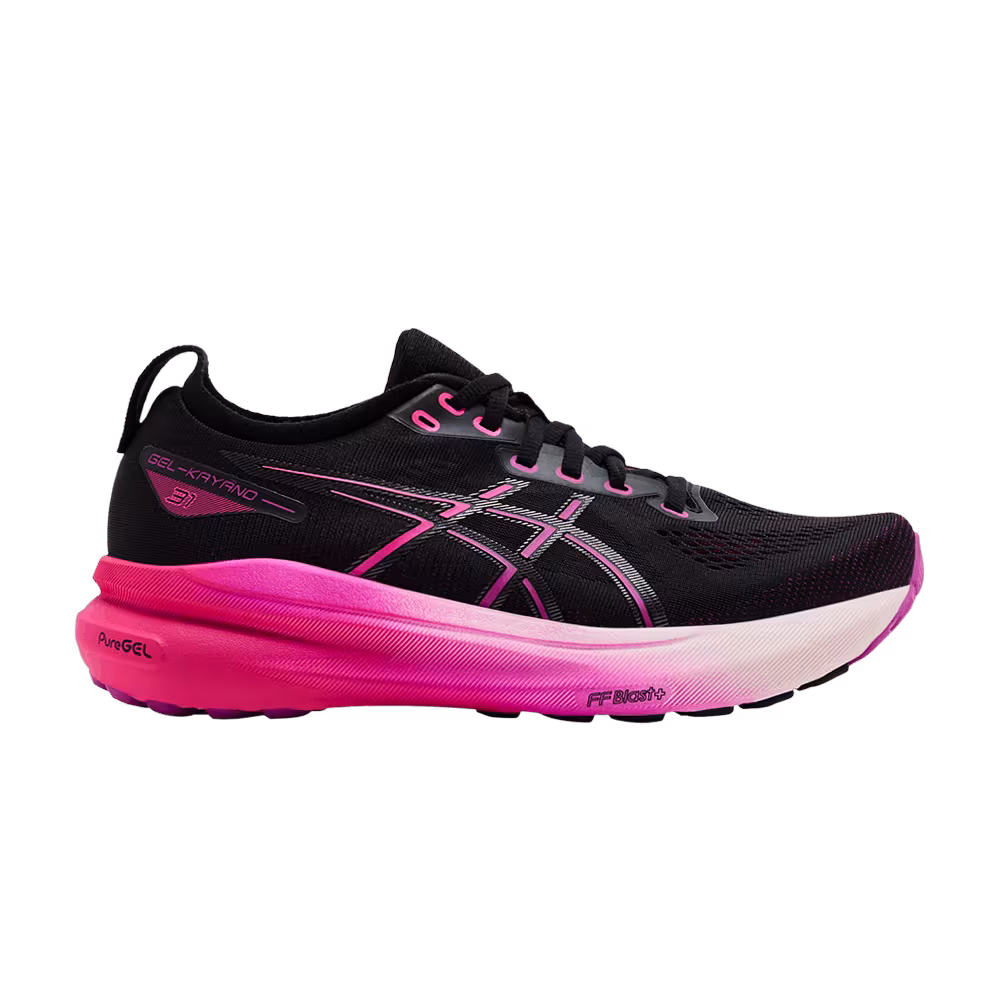 Asics Women's Gel Kayano 31 Black Bold Magenta