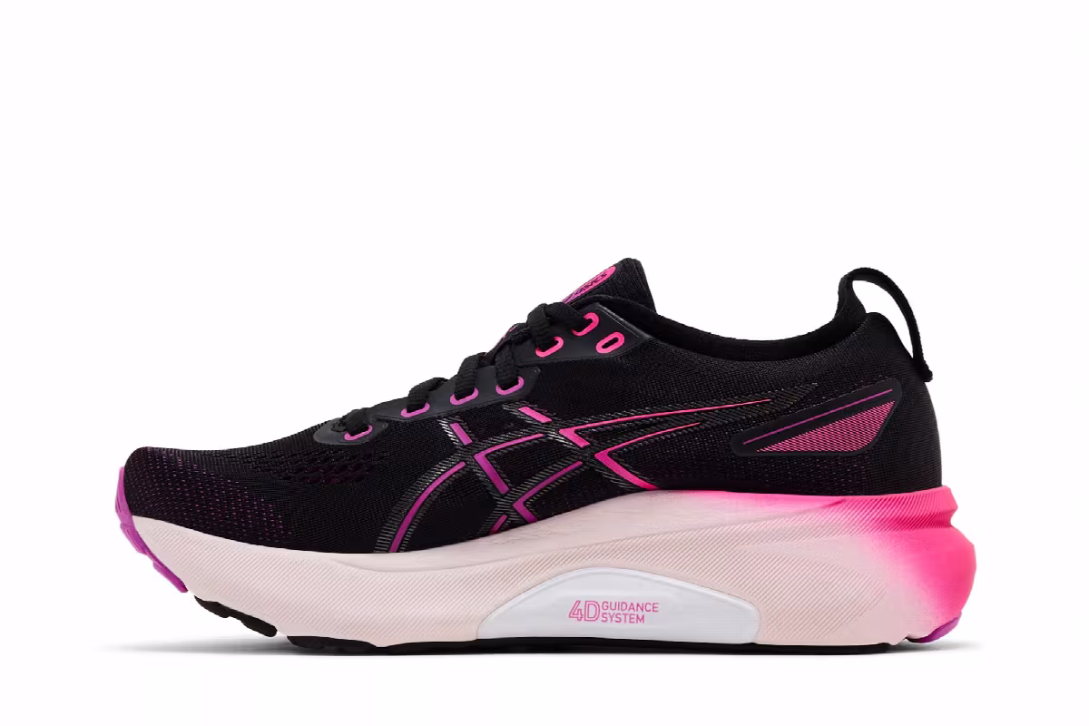 Asics Women's Gel Kayano 31 Black Bold Magenta, view 4