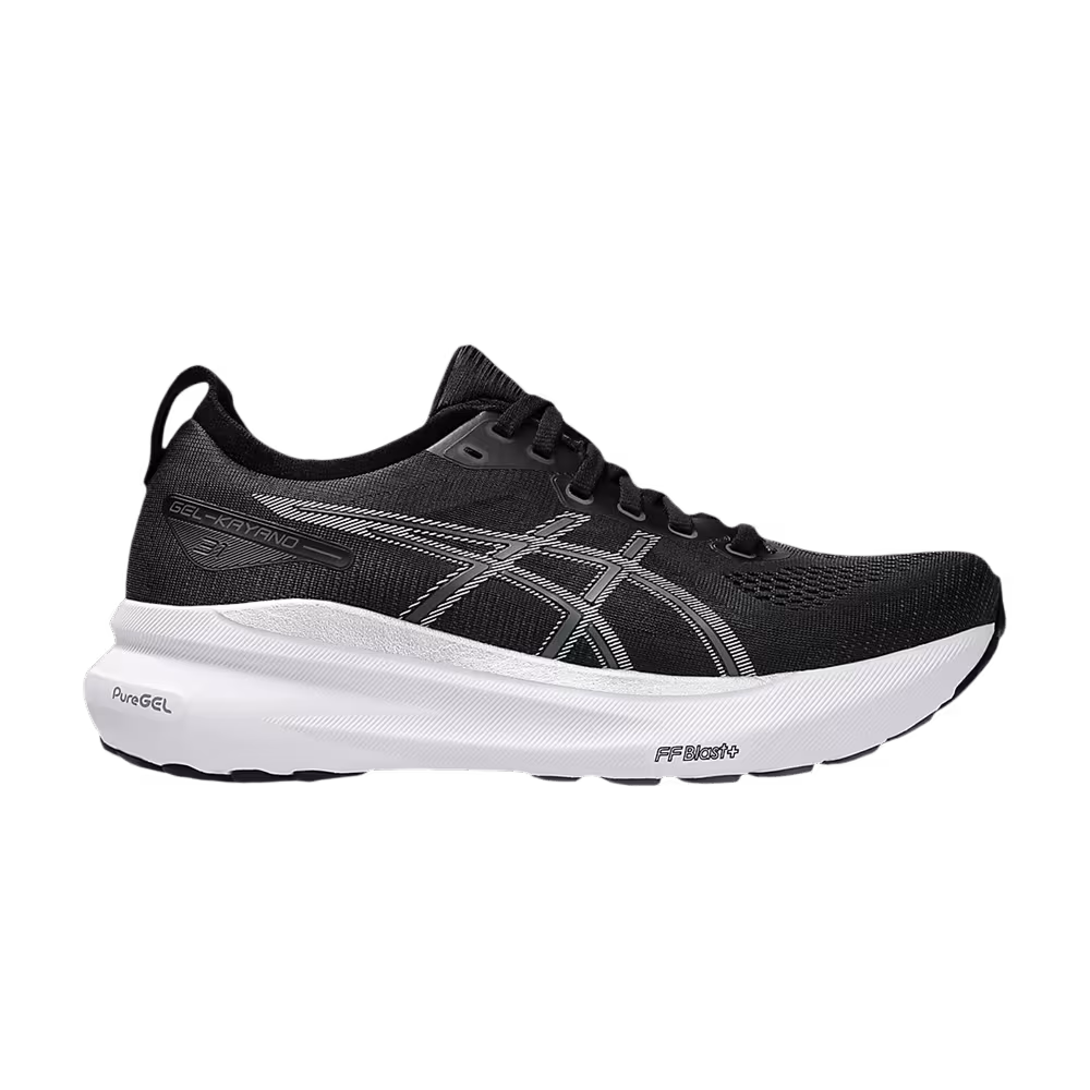 ASICS Women's Gel Kayano 31 Wide Black Pure Silver