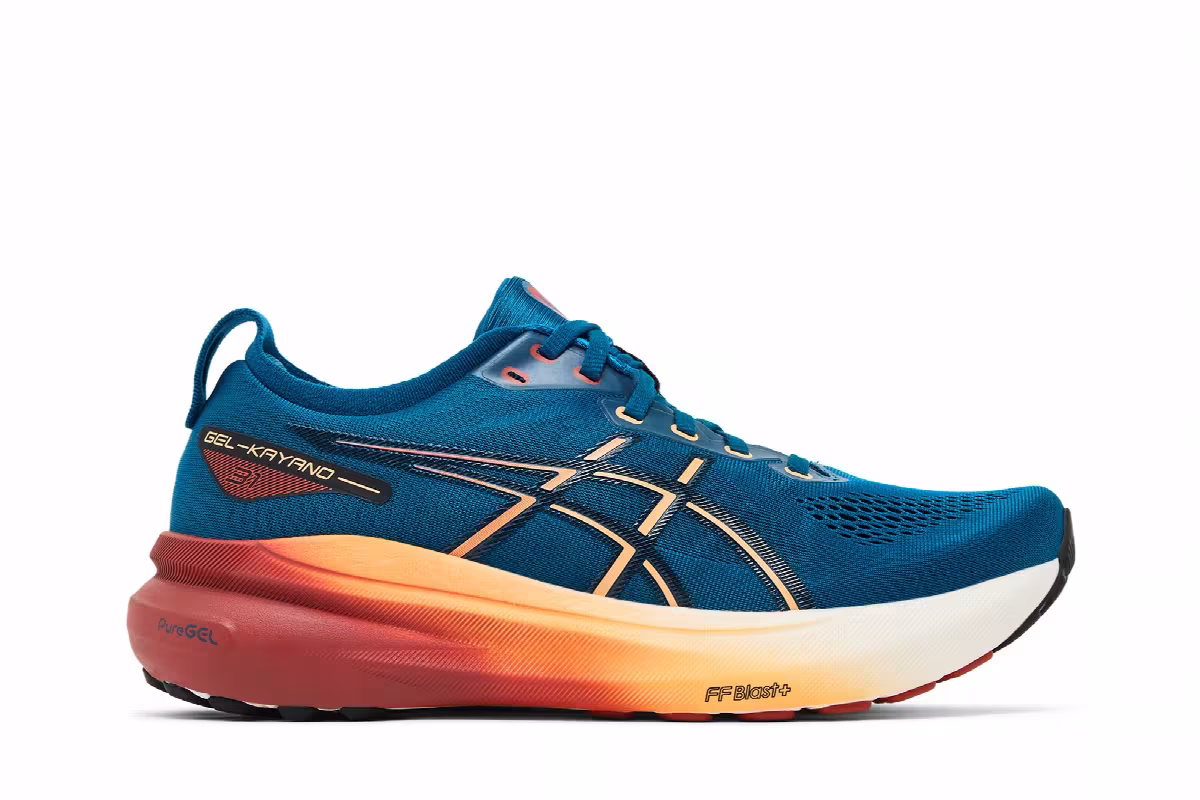 ASICS Gel Kayano 31 Rich Navy Spice Latte, view 2