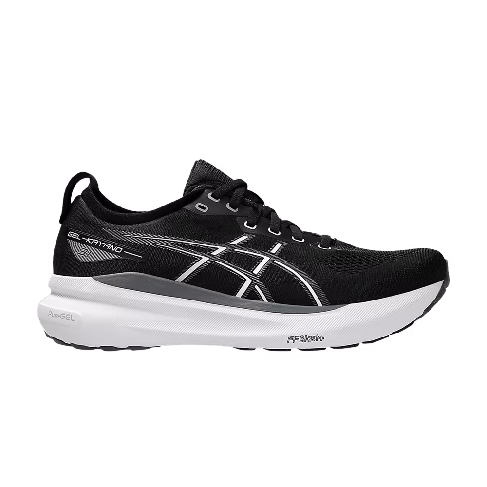 ASICS Gel Kayano 31 Wide Black White