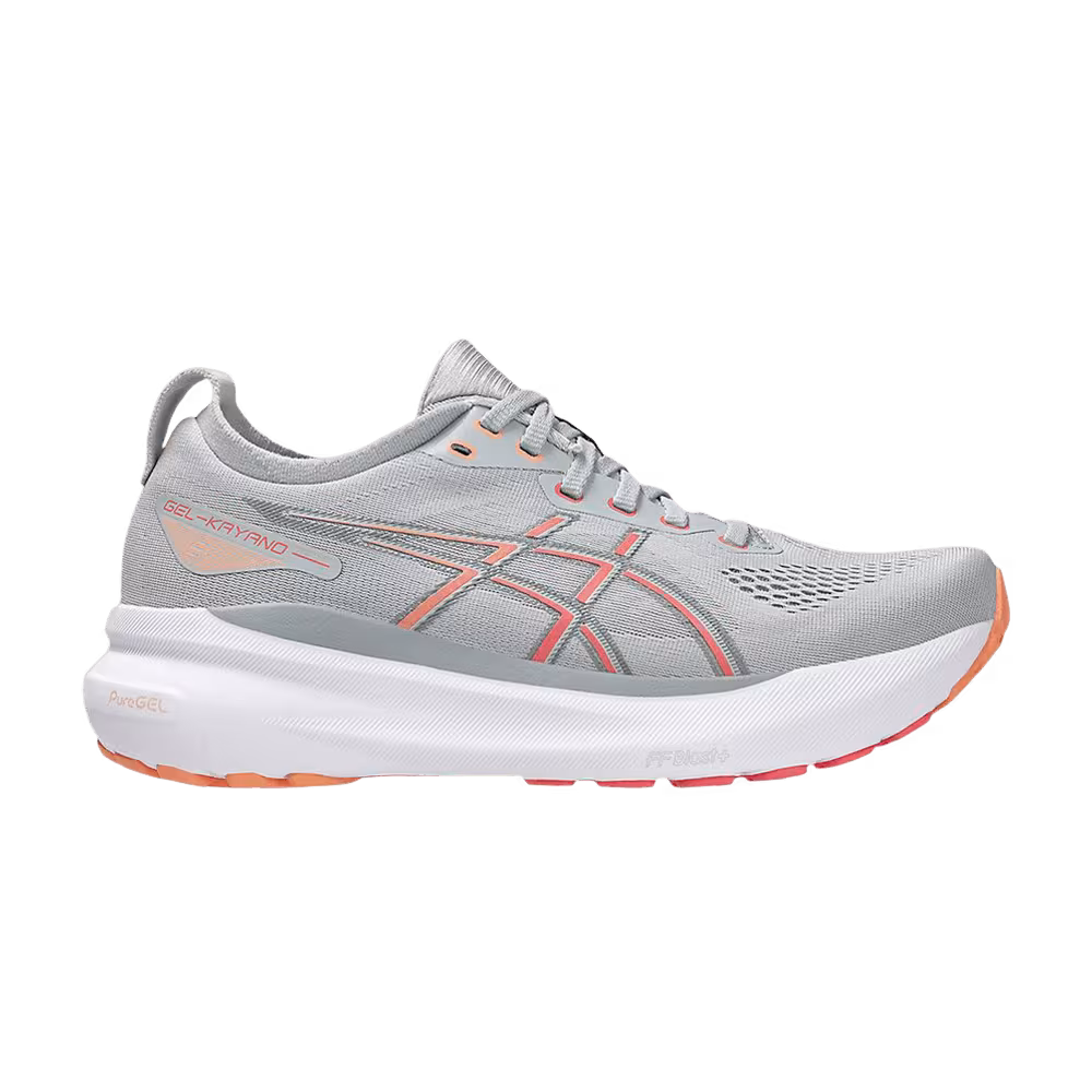 Asics Women's Gel Kayano 31 Piedmont Grey Papaya