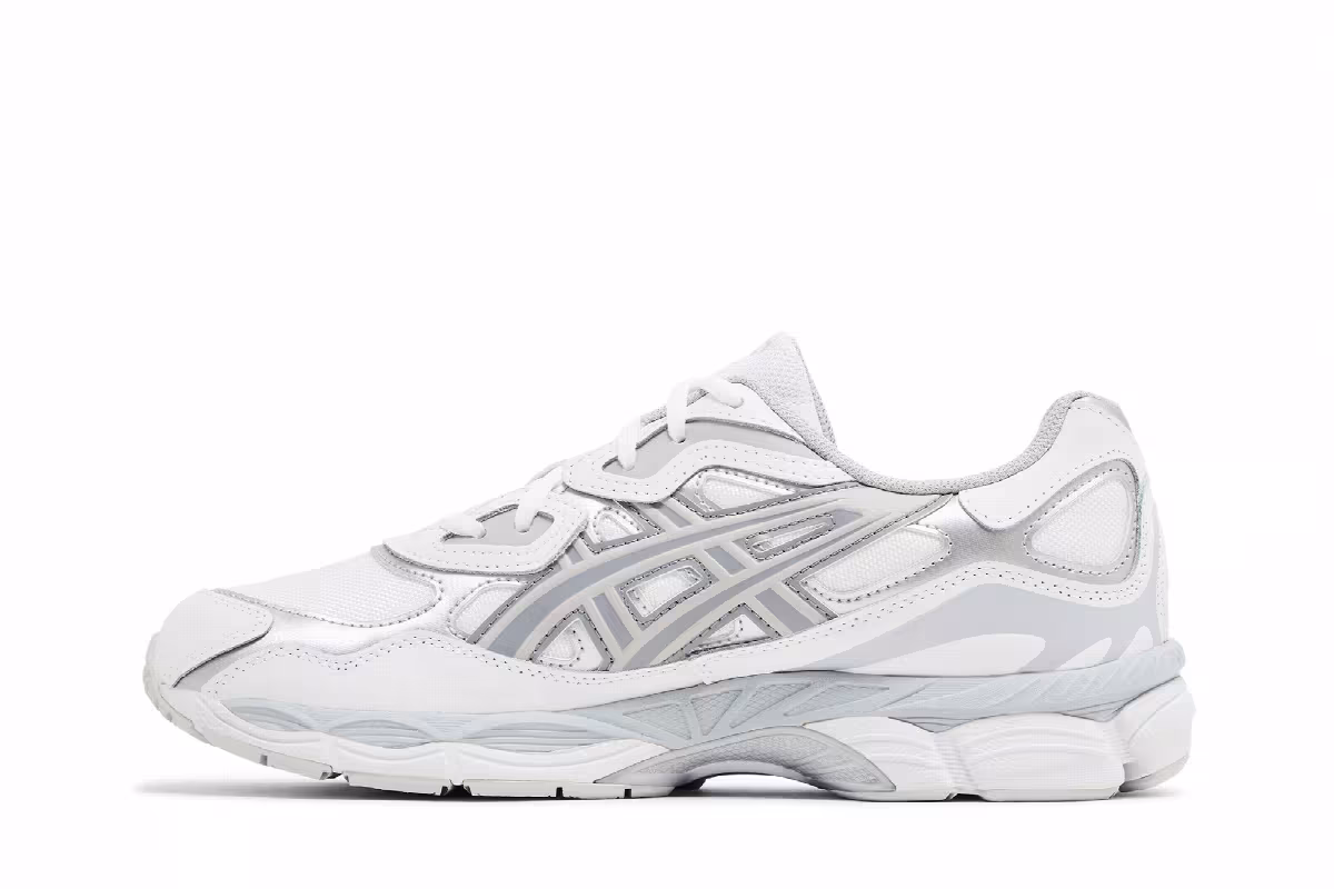 ASICS Gel NYC White Oyster Grey, view 4