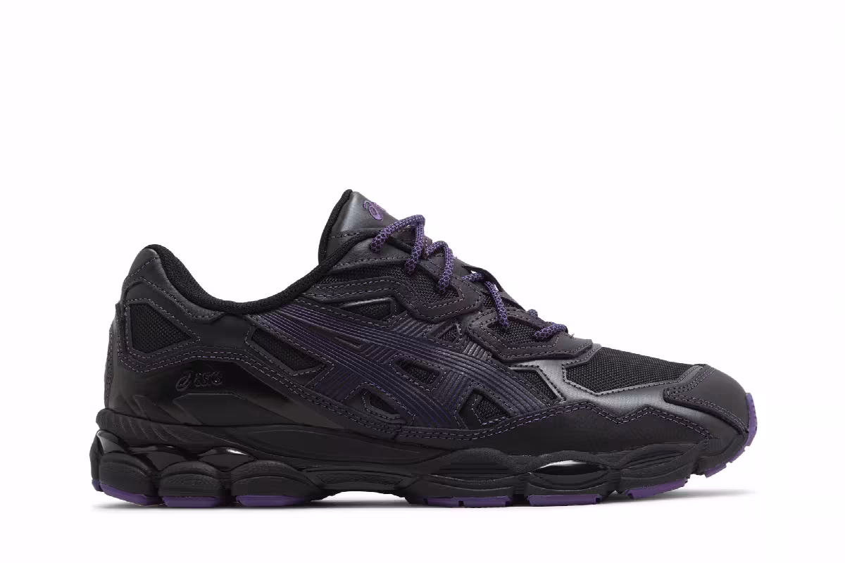 Needles x ASICS Gel NYC Black Purple, view 2