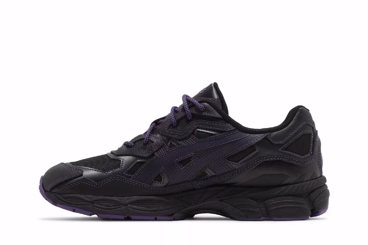 Needles x ASICS Gel NYC Black Purple, view 4
