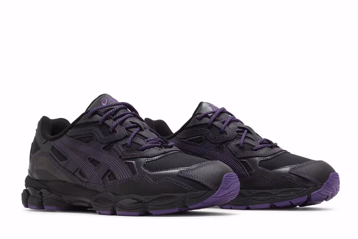 Needles x ASICS Gel NYC Black Purple, view 9
