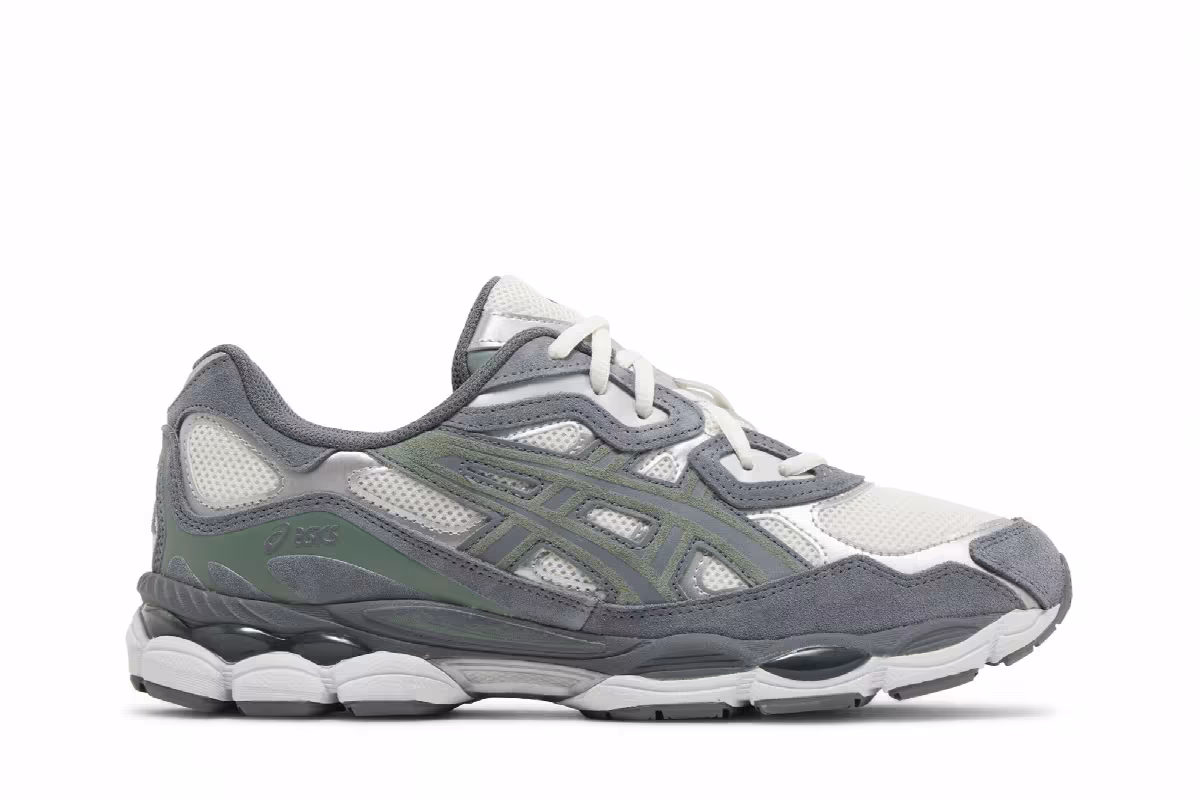 ASICS Gel NYC Cream Steel Grey, view 2