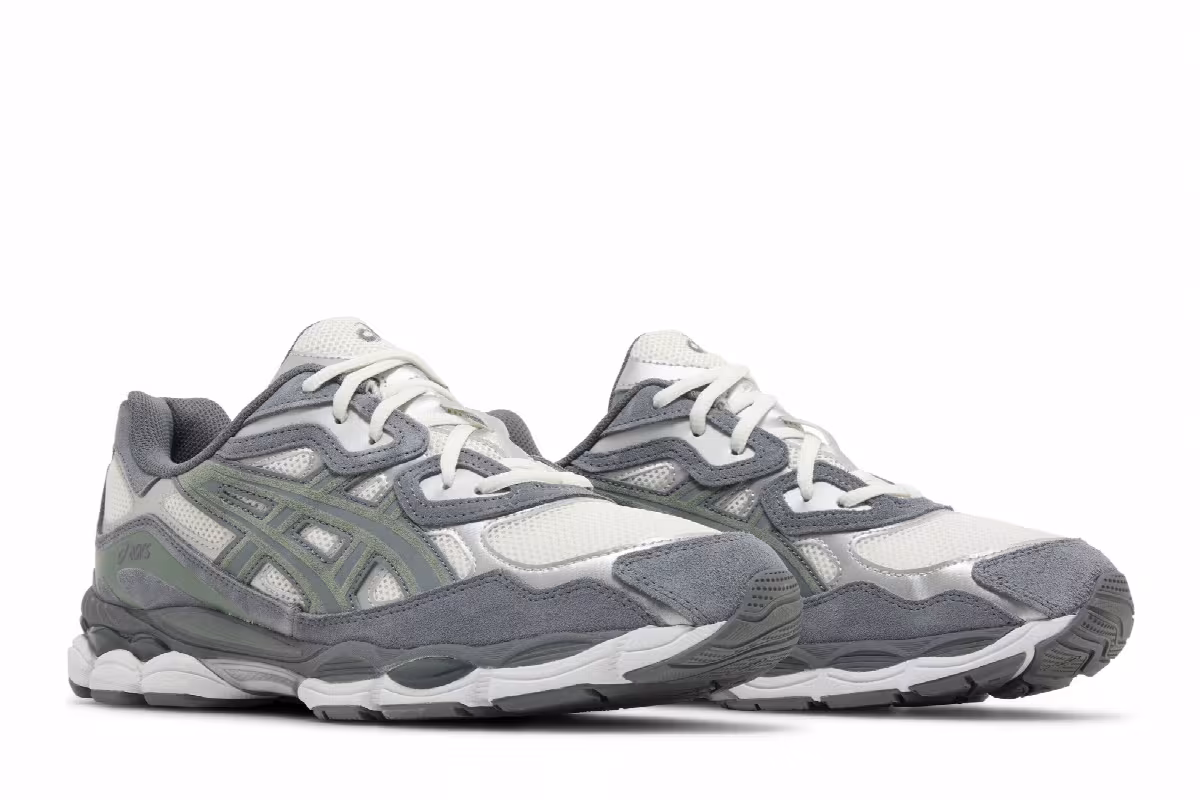 ASICS Gel NYC Cream Steel Grey, view 9