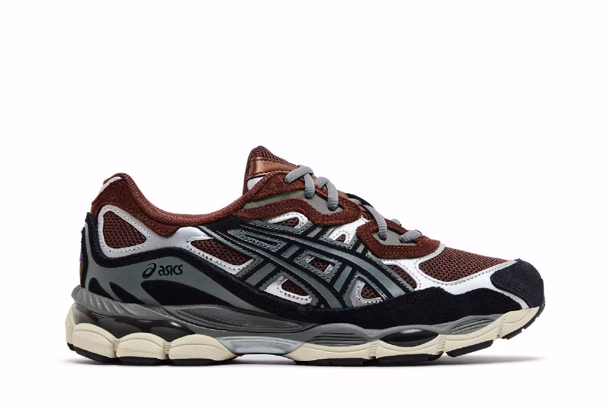ASICS Gel NYC Reddish Brown Steeple Grey, view 2