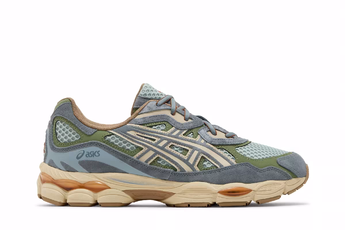 ASICS Gel NYC Cold Moss Fjord Grey, view 2