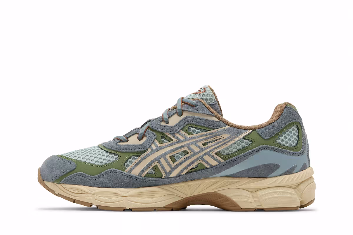 ASICS Gel NYC Cold Moss Fjord Grey, view 4
