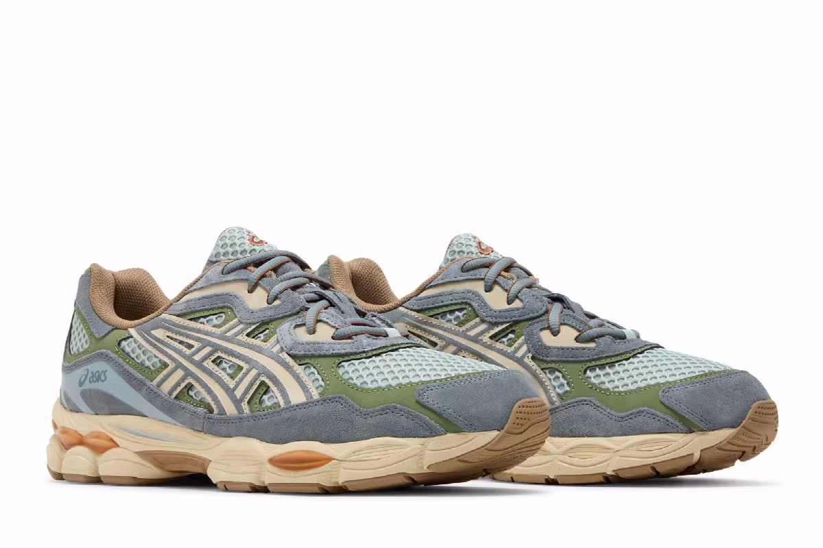 ASICS Gel NYC Cold Moss Fjord Grey, view 9