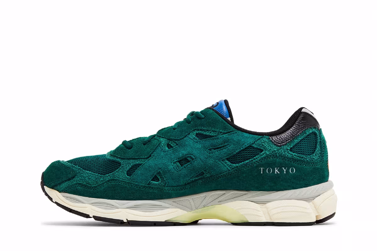 ballaholic x ASICS Gel NYC Jewel Green, view 4