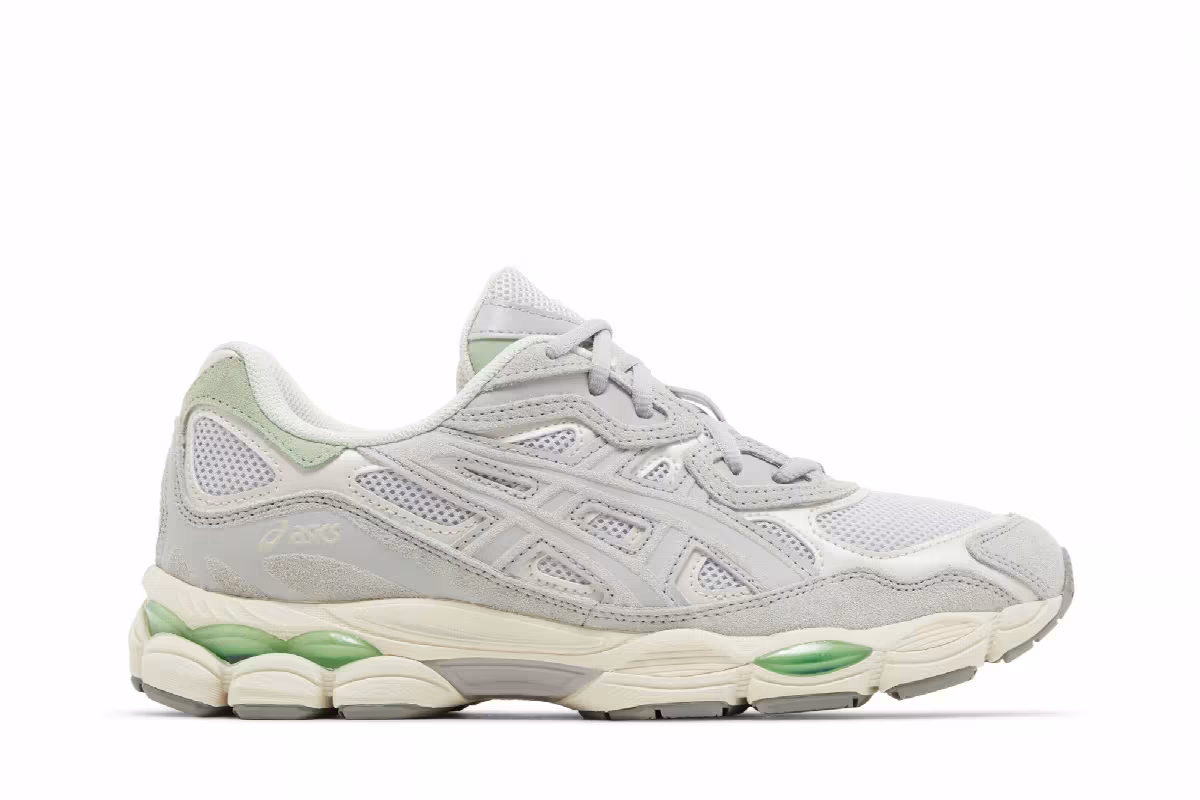 ASICS Gel NYC Cloud Grey Green, view 2