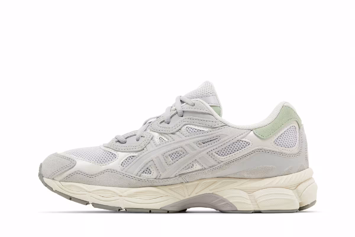 ASICS Gel NYC Cloud Grey Green, view 4